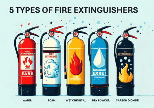 5 Different Fire Extinguishers