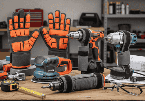Anti-vibration gloves & tool wraps